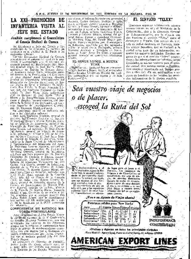 ABC MADRID 28-11-1957 página 35