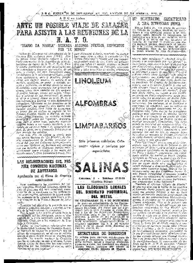 ABC MADRID 28-11-1957 página 39