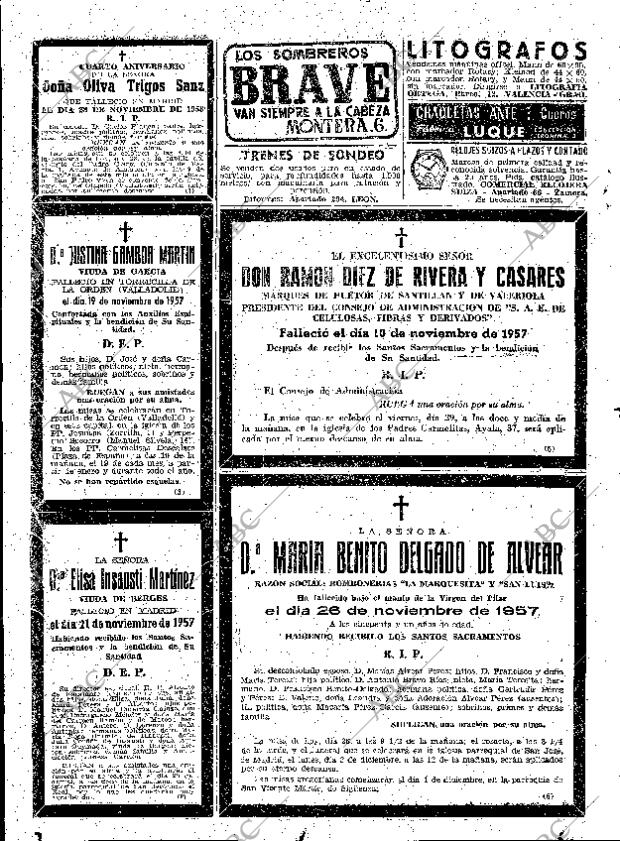 ABC MADRID 28-11-1957 página 74