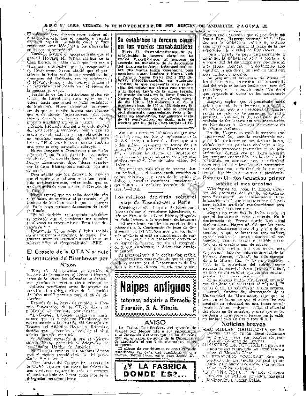 ABC SEVILLA 29-11-1957 página 18