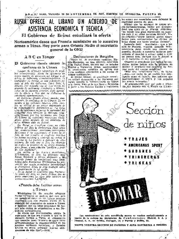 ABC SEVILLA 29-11-1957 página 19