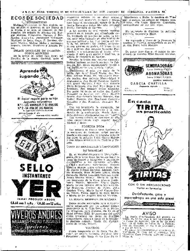 ABC SEVILLA 29-11-1957 página 26