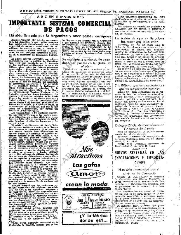 ABC SEVILLA 29-11-1957 página 27