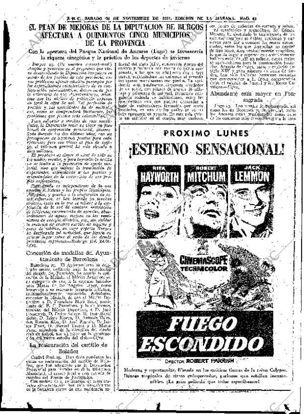 ABC MADRID 30-11-1957 página 45