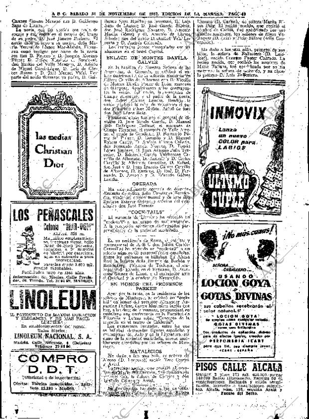 ABC MADRID 30-11-1957 página 48