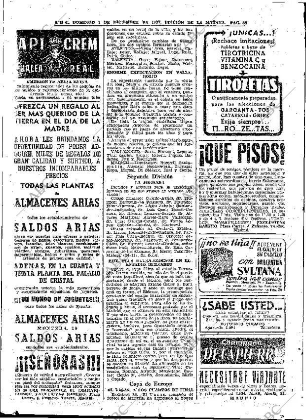 ABC MADRID 01-12-1957 página 88