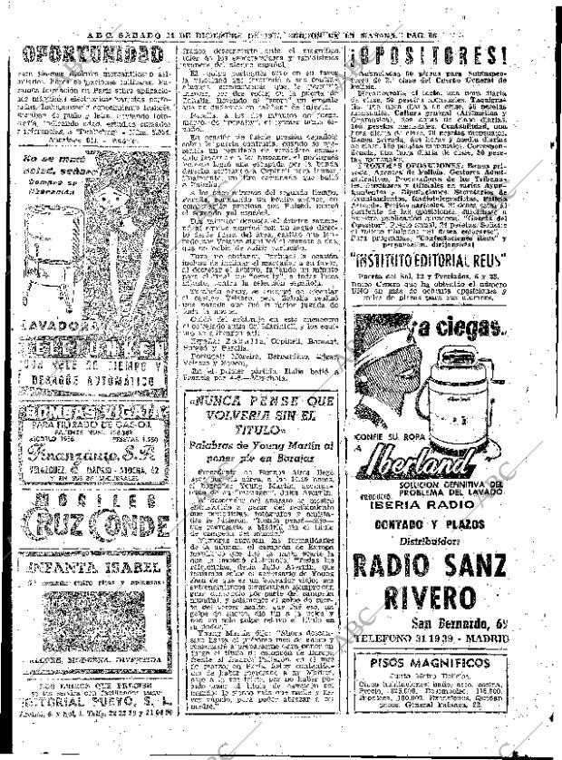 ABC MADRID 14-12-1957 página 66