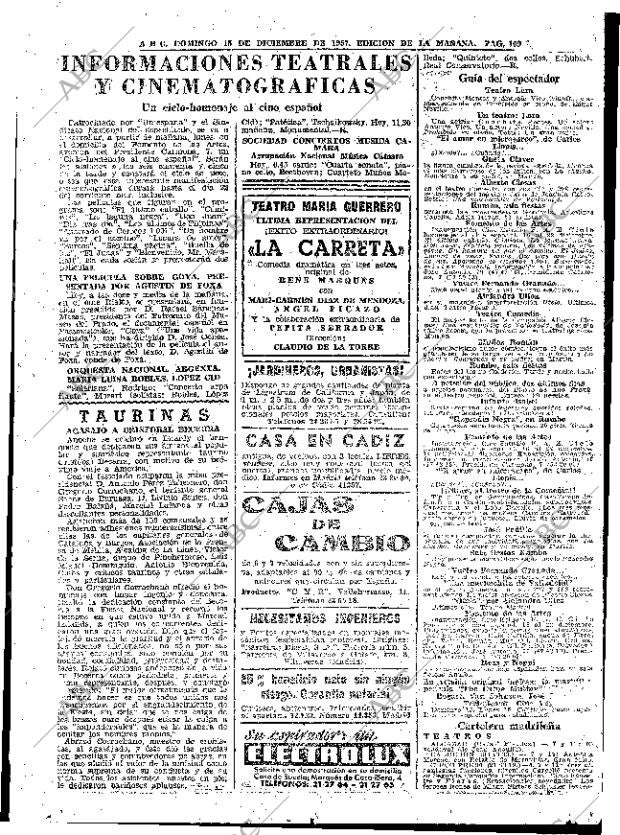 ABC MADRID 15-12-1957 página 109