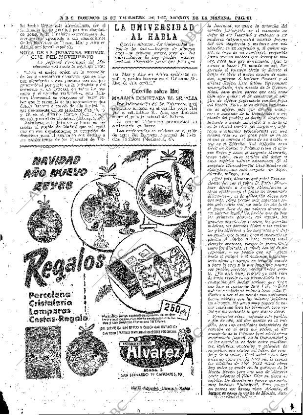ABC MADRID 15-12-1957 página 81