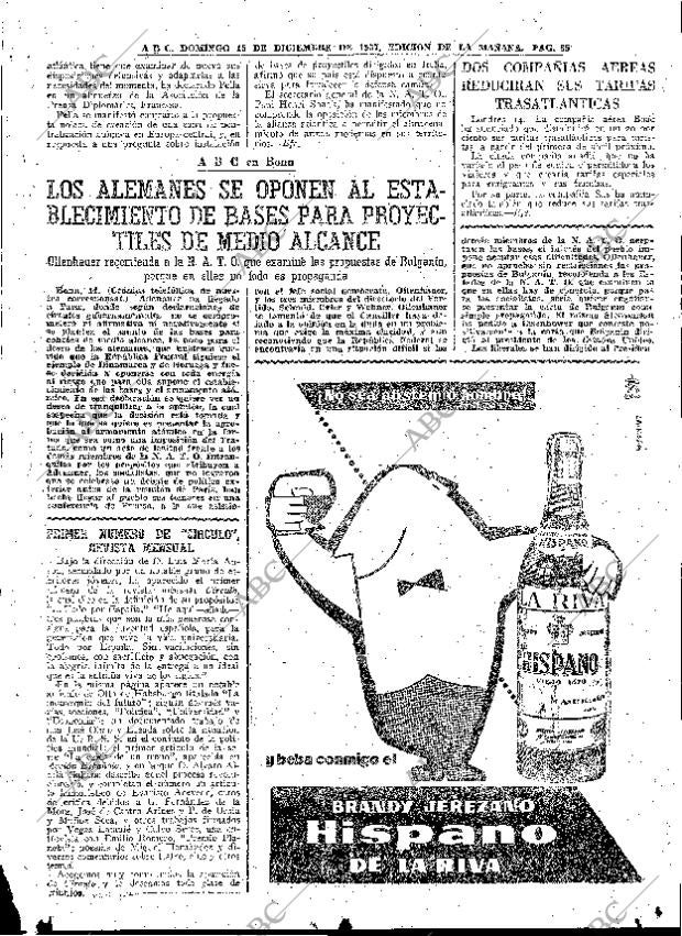 ABC MADRID 15-12-1957 página 85