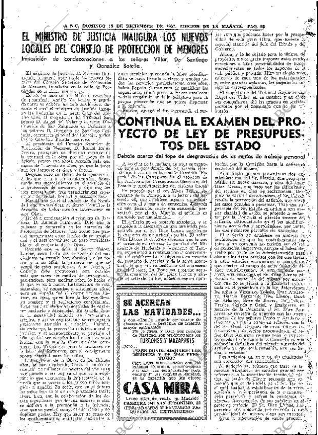 ABC MADRID 15-12-1957 página 93