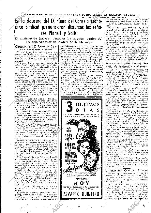 ABC SEVILLA 15-12-1957 página 57