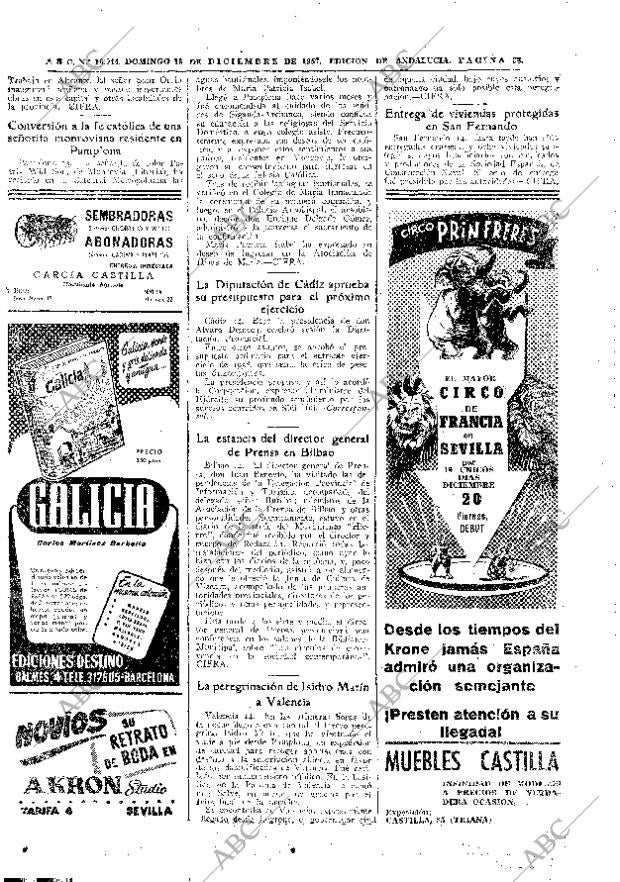 ABC SEVILLA 15-12-1957 página 58