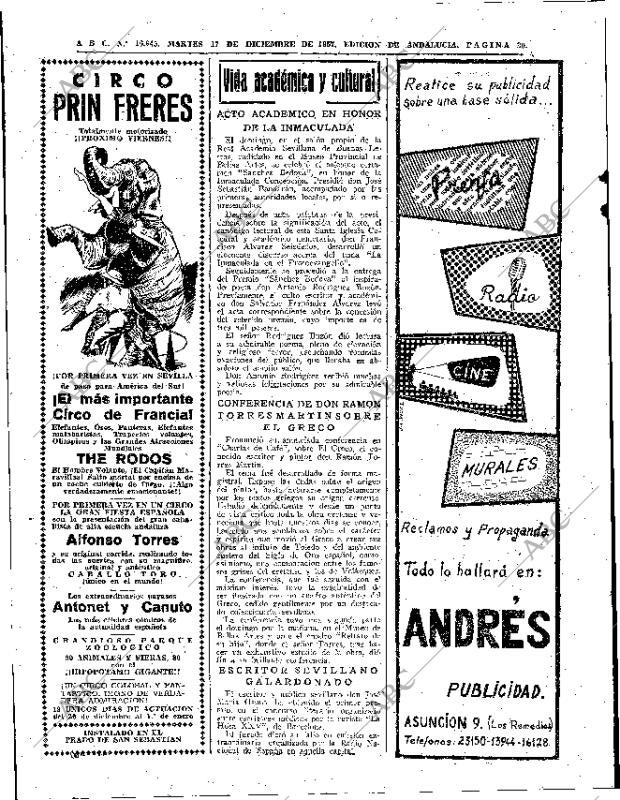 ABC SEVILLA 17-12-1957 página 30