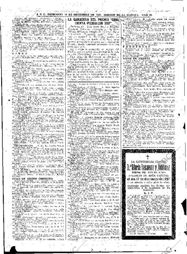 ABC MADRID 18-12-1957 página 82