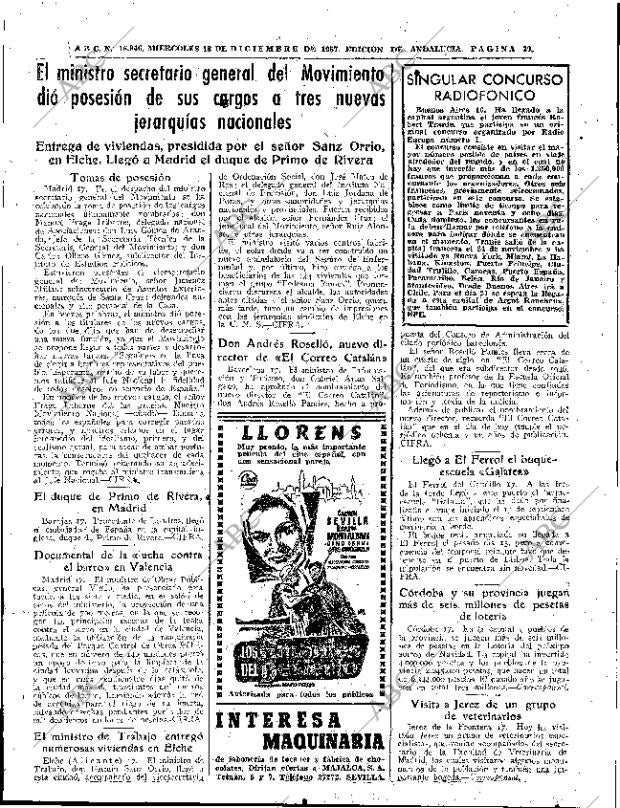 ABC SEVILLA 18-12-1957 página 39