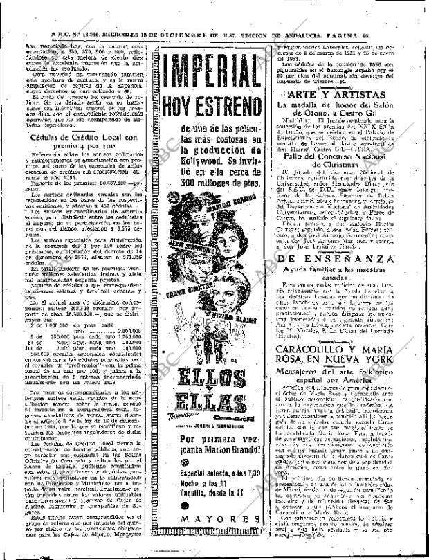 ABC SEVILLA 18-12-1957 página 46