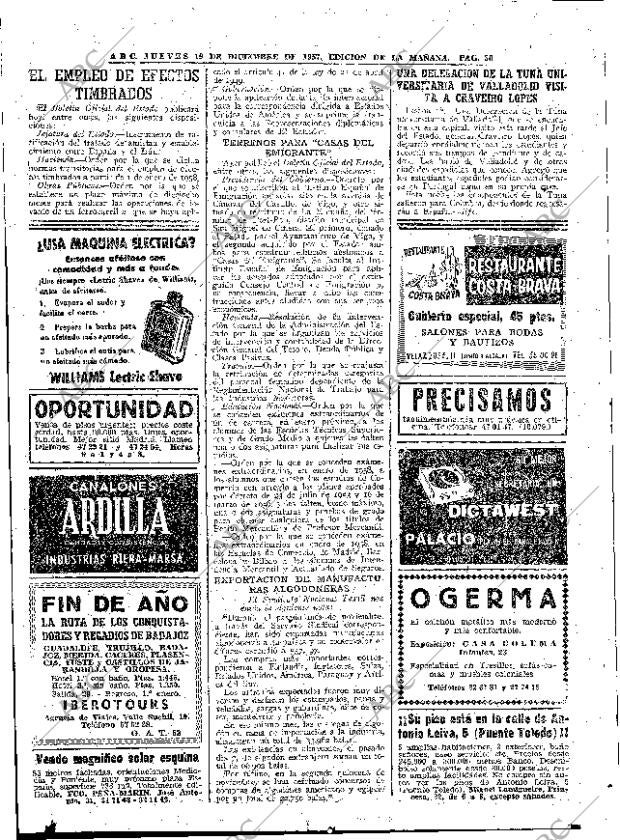ABC MADRID 19-12-1957 página 56