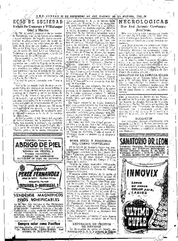 ABC MADRID 19-12-1957 página 58
