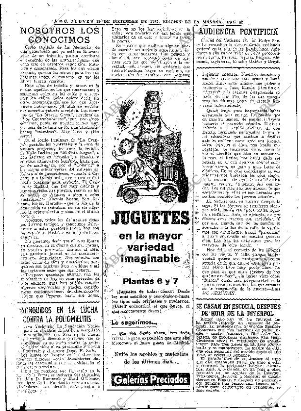 ABC MADRID 19-12-1957 página 62
