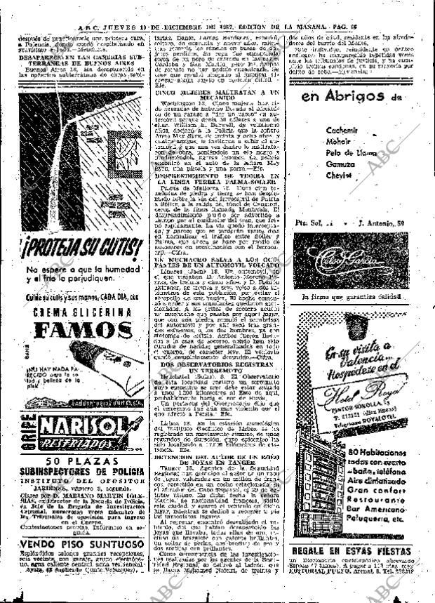 ABC MADRID 19-12-1957 página 66