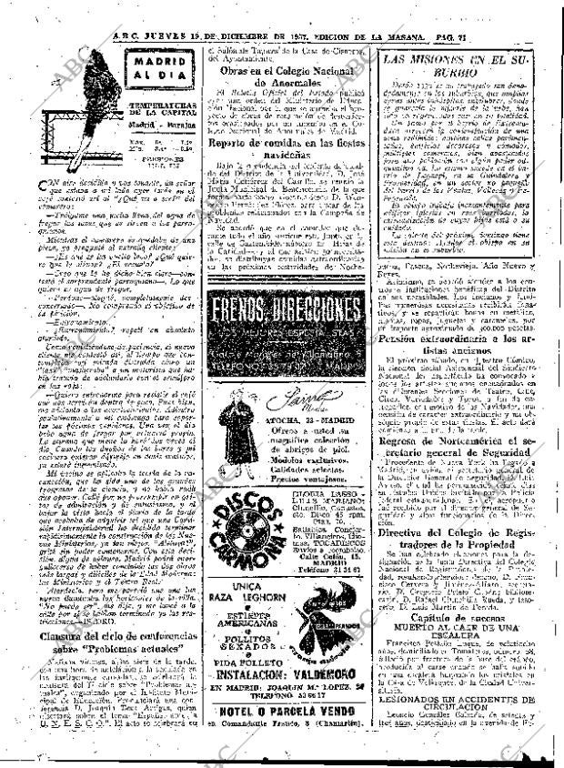 ABC MADRID 19-12-1957 página 71