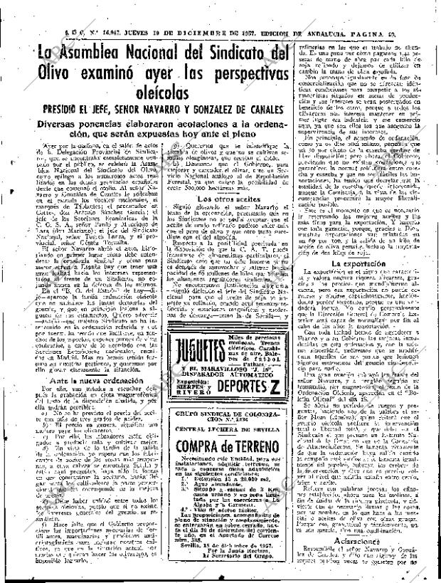 ABC SEVILLA 19-12-1957 página 17
