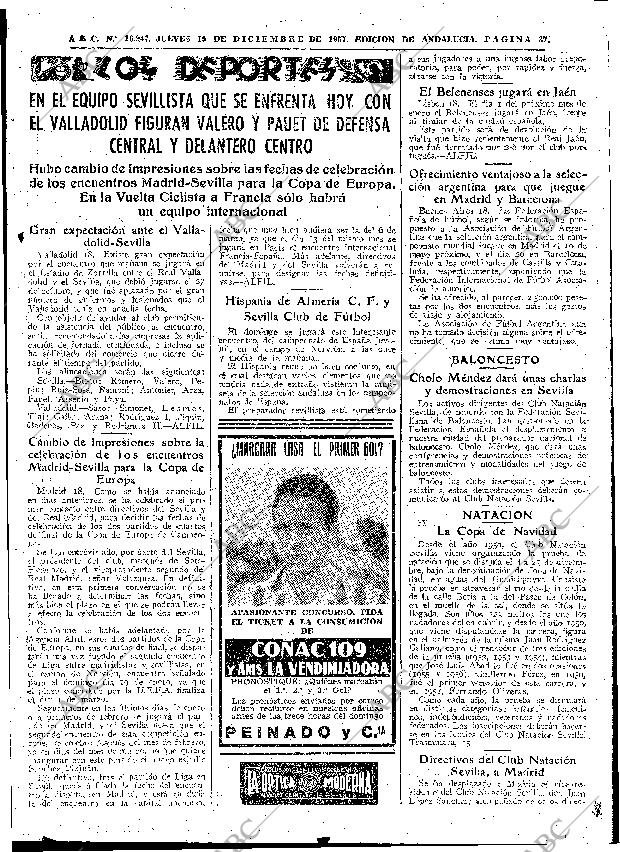 ABC SEVILLA 19-12-1957 página 35