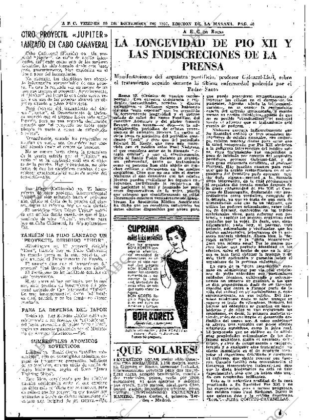 ABC MADRID 20-12-1957 página 50