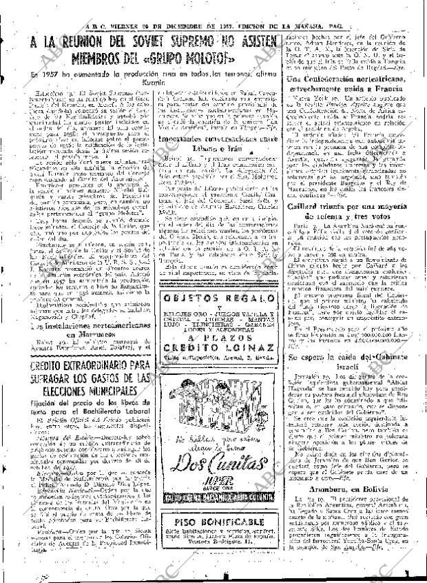 ABC MADRID 20-12-1957 página 57