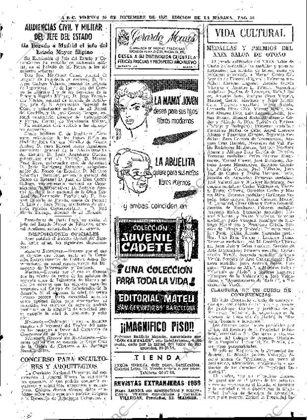 ABC MADRID 20-12-1957 página 59