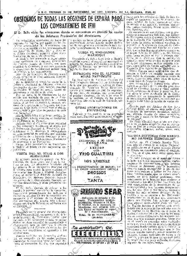 ABC MADRID 20-12-1957 página 61