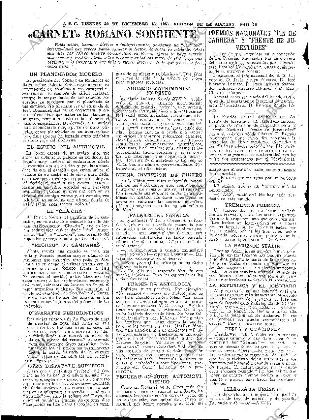 ABC MADRID 20-12-1957 página 70