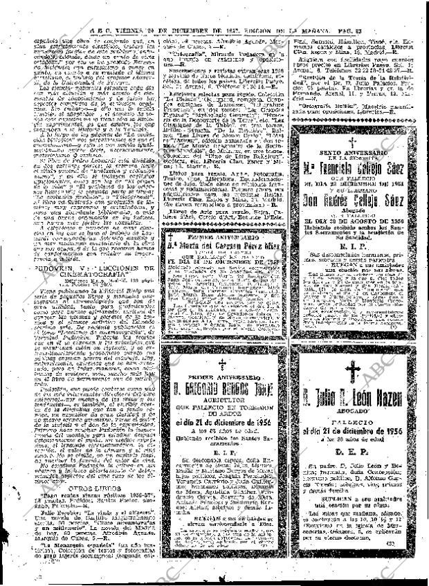 ABC MADRID 20-12-1957 página 83