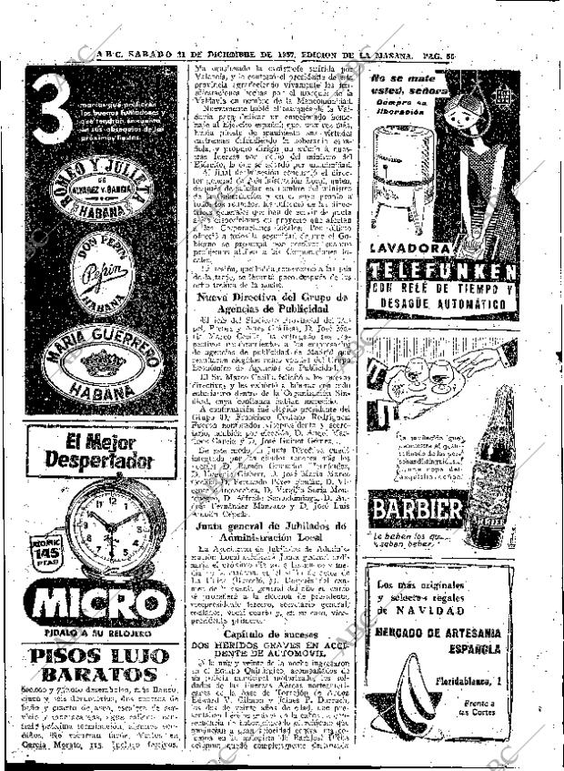 ABC MADRID 21-12-1957 página 56