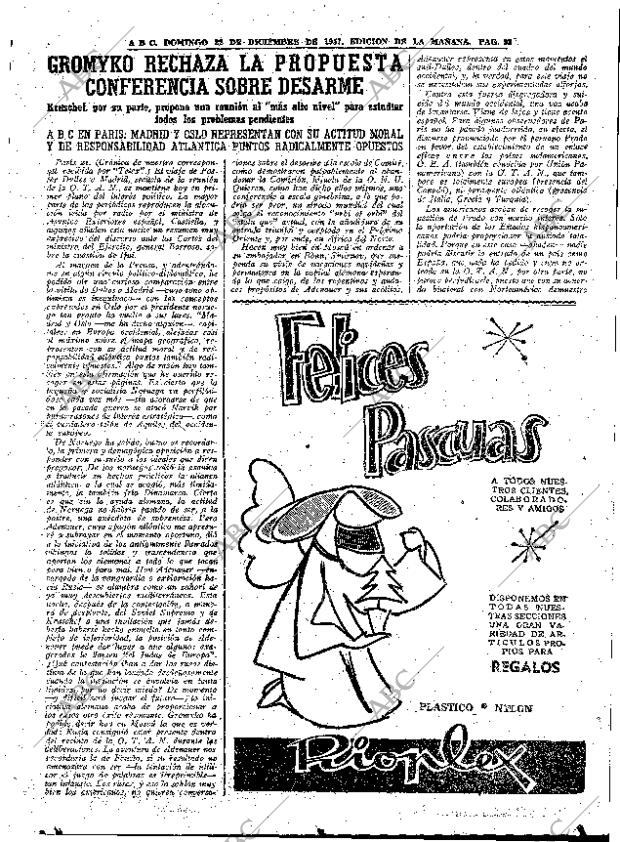 ABC MADRID 22-12-1957 página 93