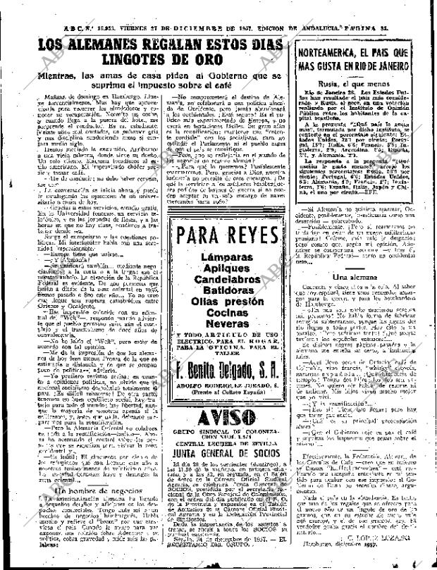 ABC SEVILLA 27-12-1957 página 35