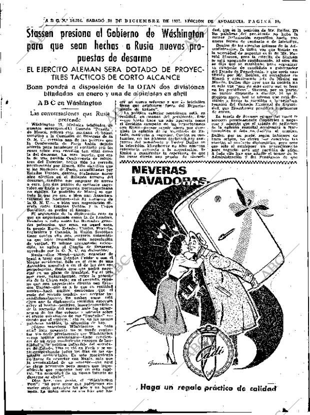 ABC SEVILLA 28-12-1957 página 19
