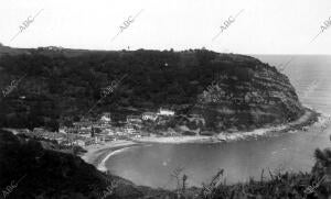 Vista general de Tazones (Asturias)