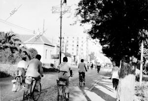 Del hogar al trabajo, varios kilómetros en bicicleta