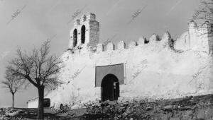La ermita de Alarcos, que se alza en el hogar de la antigua fortaleza, a ochos...
