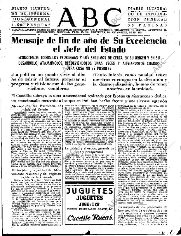 ABC SEVILLA 31-12-1957 página 23