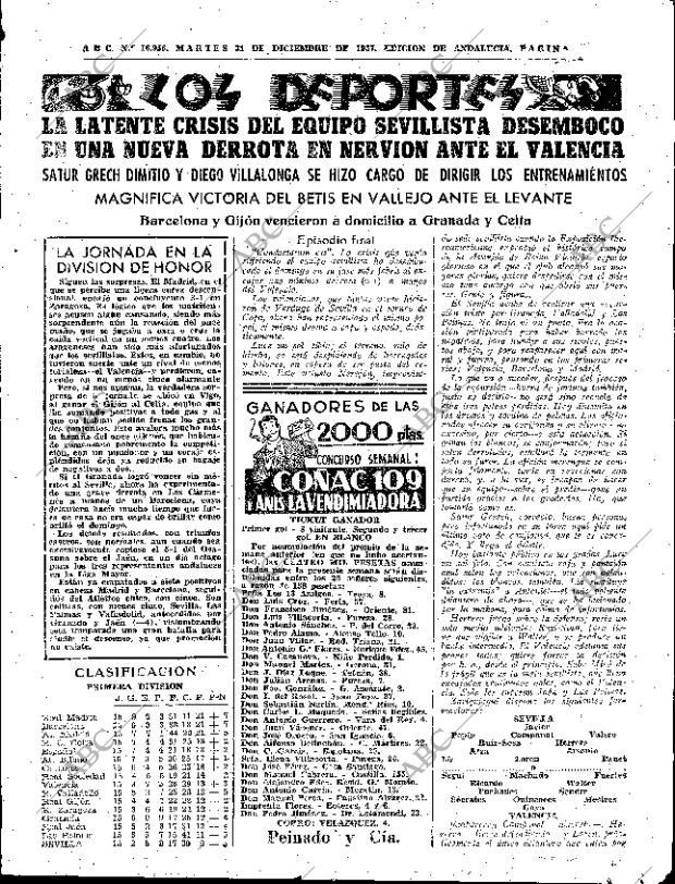 ABC SEVILLA 31-12-1957 página 45