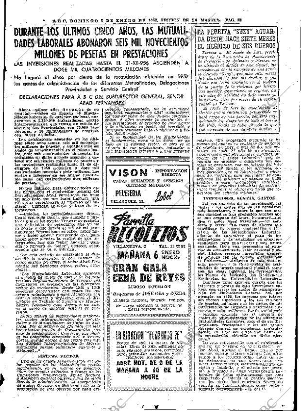 ABC MADRID 05-01-1958 página 57