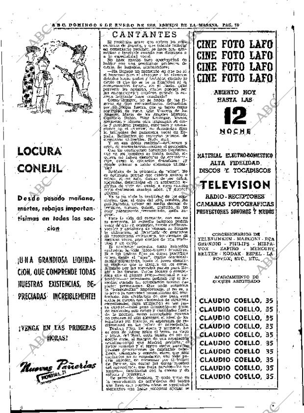 ABC MADRID 05-01-1958 página 76