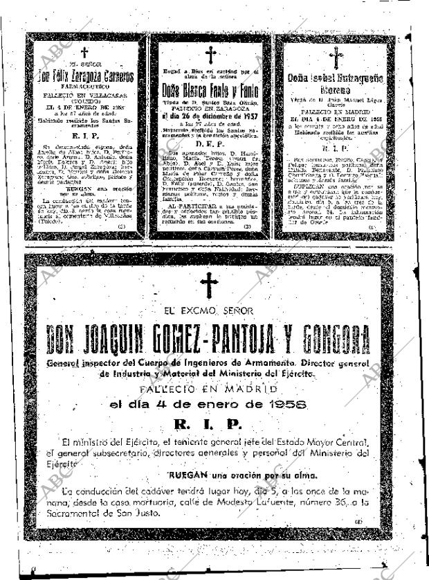 ABC MADRID 05-01-1958 página 88