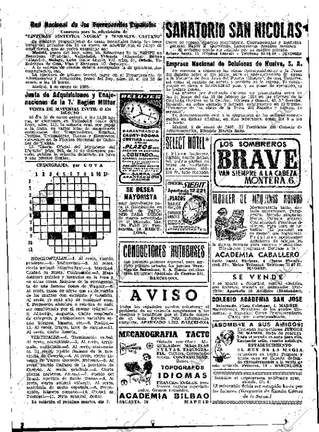 ABC MADRID 05-01-1958 página 90