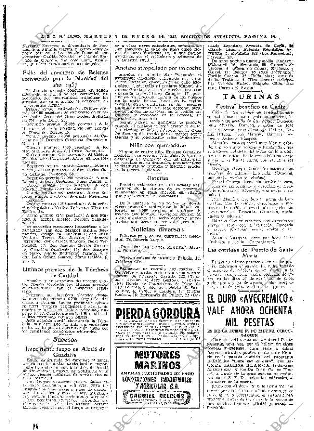 ABC SEVILLA 07-01-1958 página 26