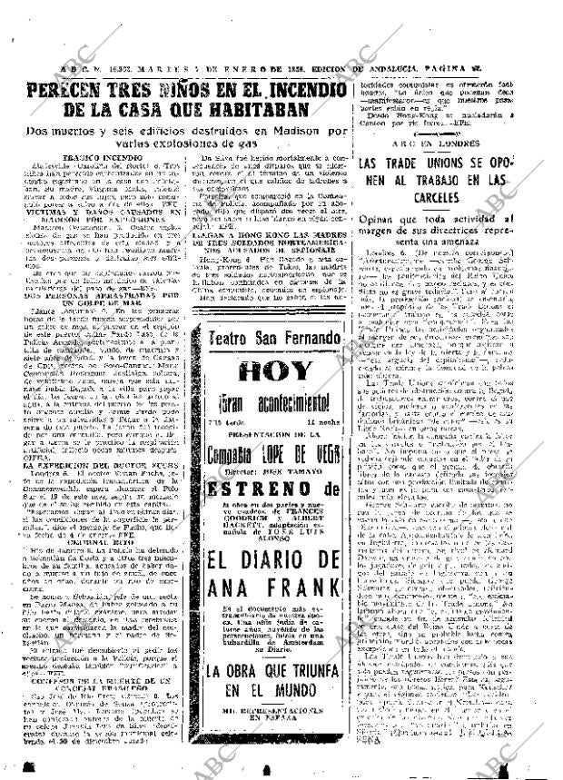 ABC SEVILLA 07-01-1958 página 27