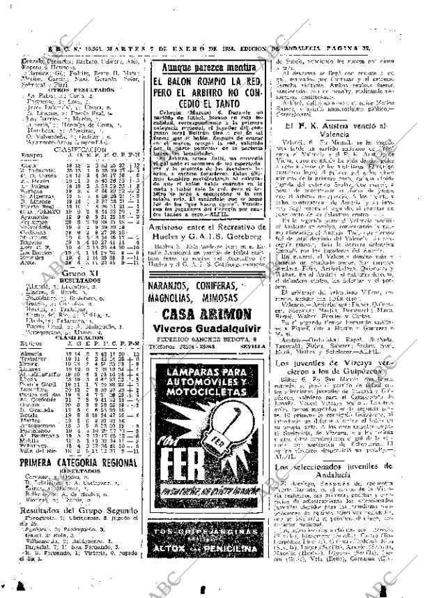 ABC SEVILLA 07-01-1958 página 33